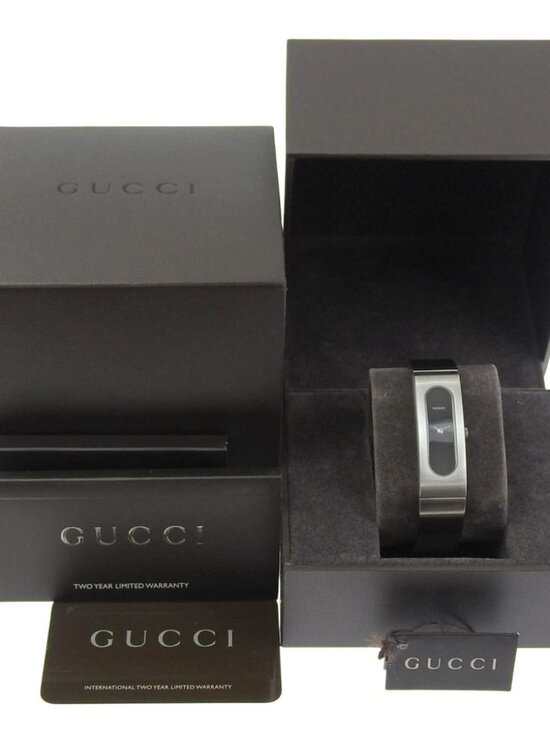 GUCCI Watches 2400S black blackDial Stainless Steel Quartz Analog display ... main image 11
